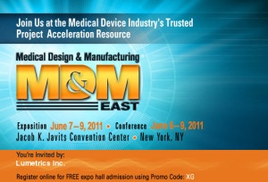 Lumetrics, Inc. MD&M East 2011 Trade Show