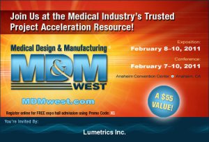 Thickness Measurement, Lumetrics, Inc. MD&M West 2011